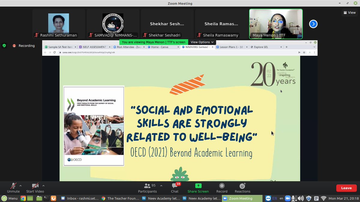 ttfUpdates's tweet photo. Teacher well-being fosters student well-being. Positive work conditions, responsive leadership, regular opportunities for professional development are some of the factors that contribute towards teacher well-being. #ISELF #SEL #MentalHealthMatters https://t.co/1RW314nbQ3