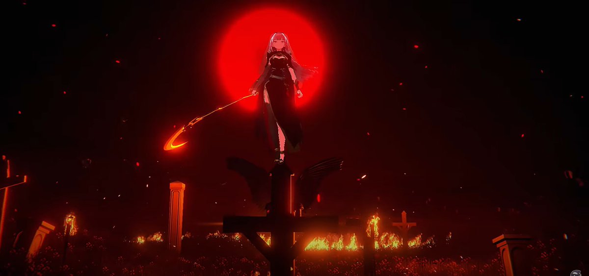 jprsnsr's tweet image. FREAKING AMAZING!
Ricky glows when Calli attacks! It can also suspend in the air and move independently from Calli!
Making Ricky a horrifyingly badass weapon

Also Other Calli's design is simple but awesome!
(I Need Calli in a ActionRPG or Fighter ASAP)
#UnAlive