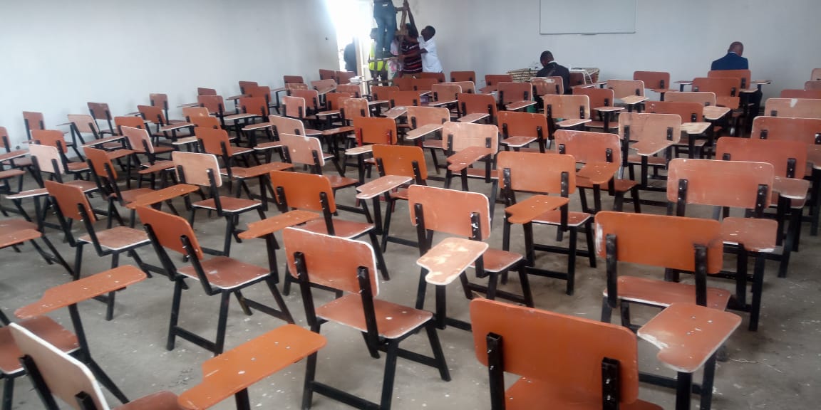 Cérémonie d'inauguration partielle des auditoires à l'Université de Goma par le MINESU.