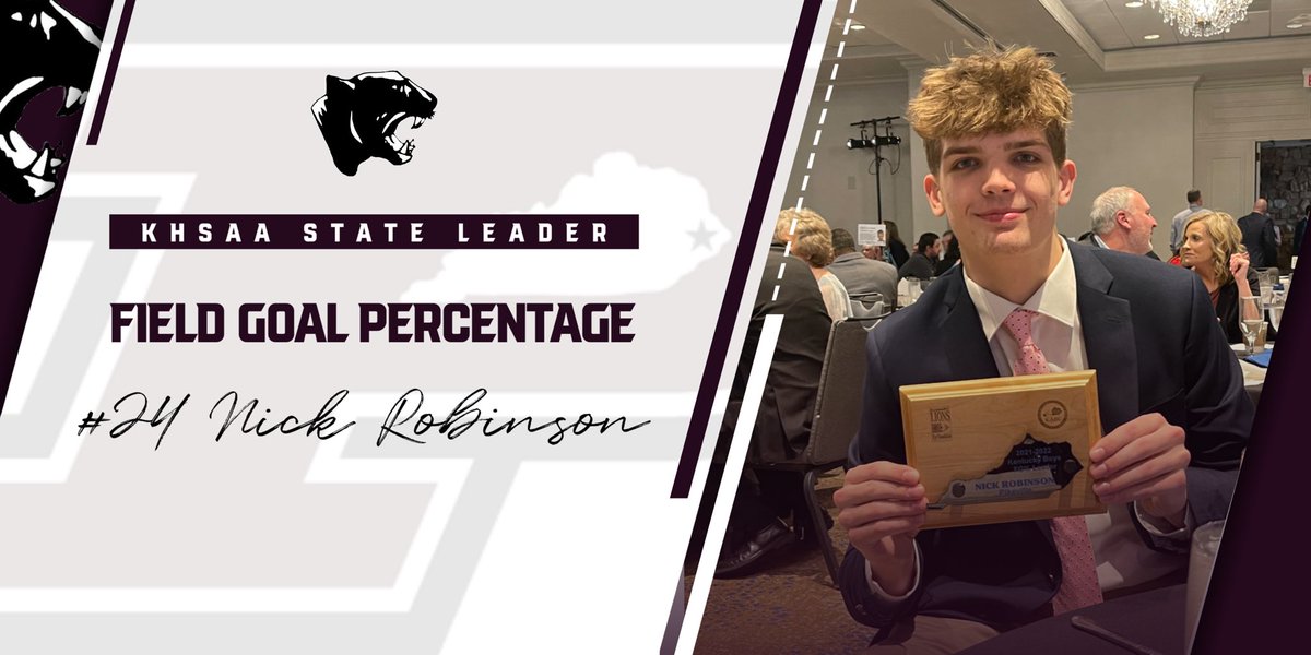 PikevilleSports's tweet photo. Congratulations to Senior Forward #24 Nick Robinson on being recognized for leading the State of Kentucky in Field Goal Percentage throughout the 2021-22 Basketball Season! 🐾 🏀 https://t.co/WaxpOMJz7g