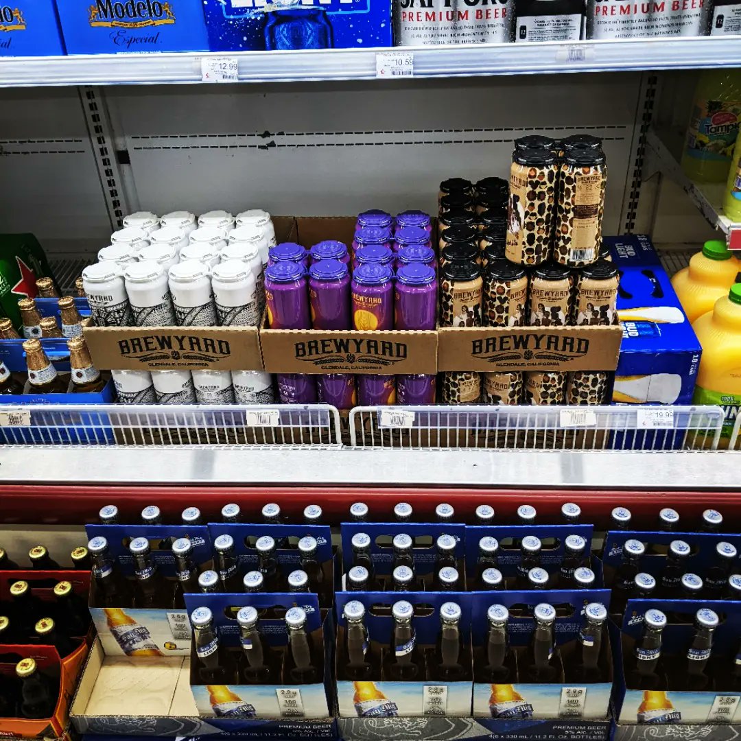 jacquicsmithart's tweet photo. I FINALLY made it to a Seafood City Super Market to pick up a case of my beautiful skin beer Collab with @brewyardbeerco !! 
.
.
.
.
.
#brewyard #brewery #craftbeer #drinkcraft #labeer #beerlover https://t.co/bazHNMzHwN