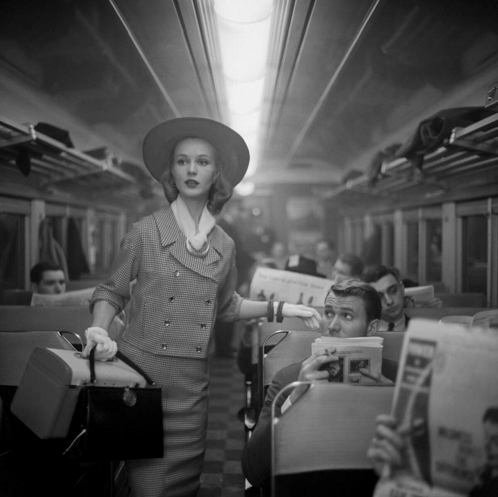 Downtown Train 

© Tony Vaccaro, Fashion Train, NYC, 1960