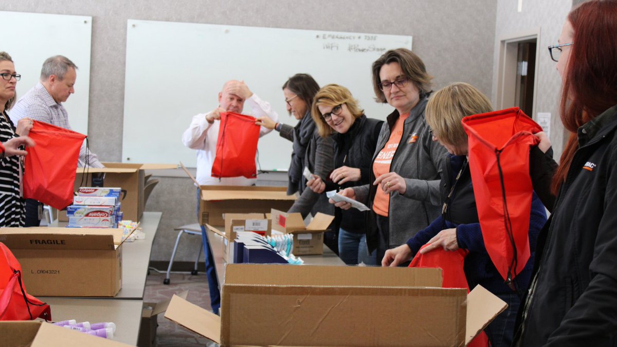 At Generac we care about our communities. Recently, our HR team worked together to create 100 @UnitedWayGMWC personal care kits that were donated to two local veterans organizations, VetsNet and Milwaukee Homeless Veterans Initiative. #GeneracGives #GeneracProud