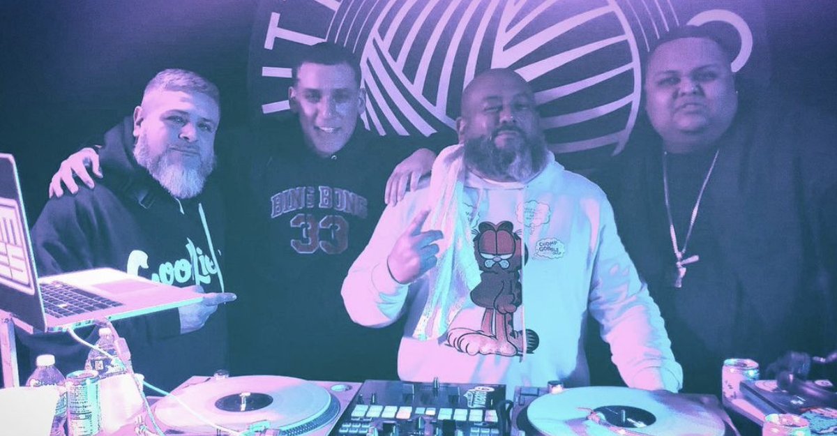 Cent_PFE's tweet photo. The spot was lit with @DJFATFINGAZNYC, @SCRAMJONES, and @prettylou11 at the @NEMS_FYL show. #cent #centpfe #hiphop #heavyhitterdjs #heavyhitters #shade45 https://t.co/rOwEw6Vaor