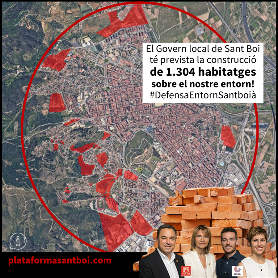 plataformastboi's tweet photo. Homenatgem el nostre entorn natural de #SantBoi en el #DiaInternacionaldelosbosques🏗️davant la construcció dels 1.304 habitatges del despropòsit del govern local @psc_santboi @SantBoiEnComu #Defensem https://t.co/kKdDh8Nw5A