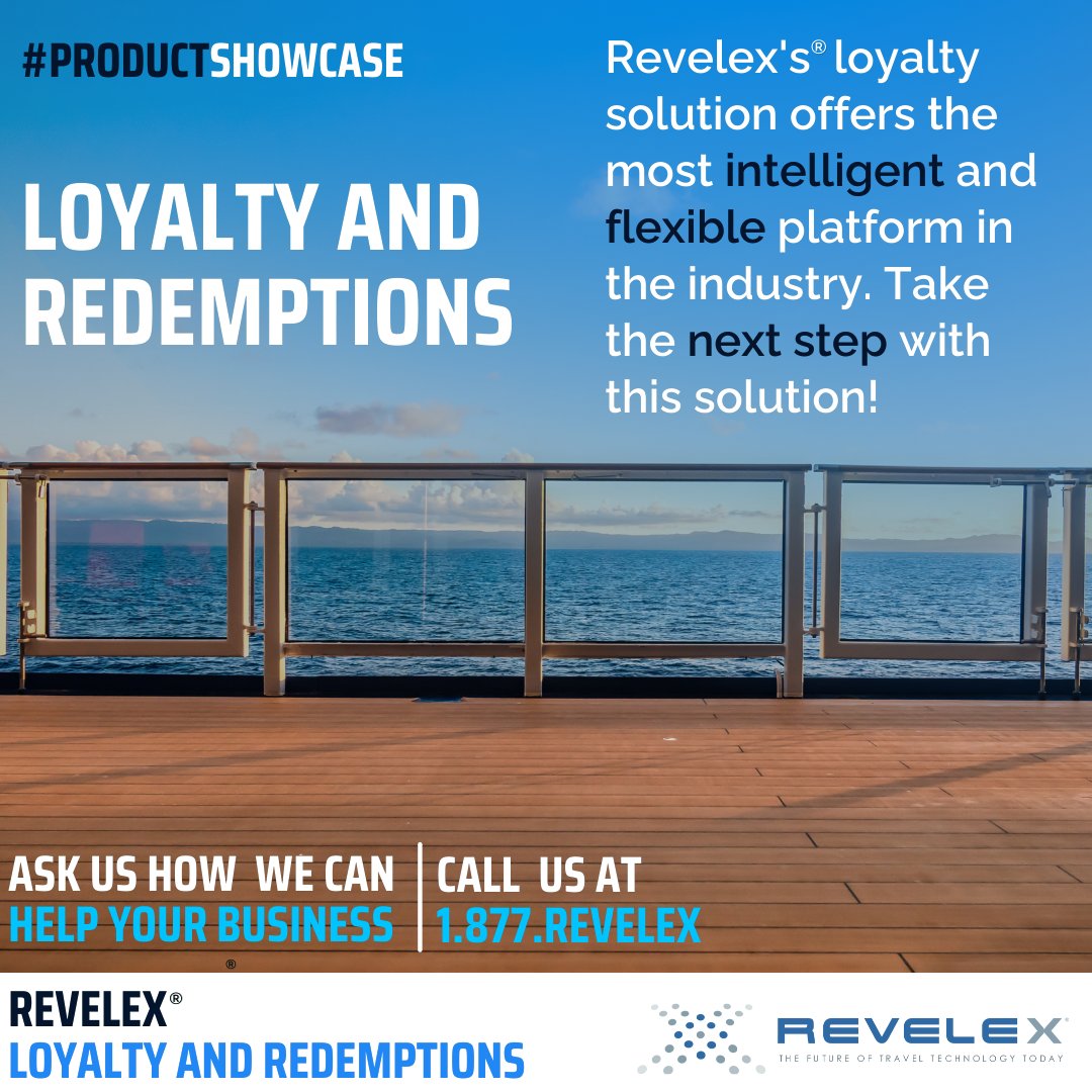 Revelex_'s tweet photo. Are you looking for an intelligent and flexible solution for the technology in your agency? This customizable platform is here to assist you to capture redemption data in a single source! 🛳️ 🌊 

#cruise #cruisetechnology #traveltechnology #revelex https://t.co/OHswhS1nbv