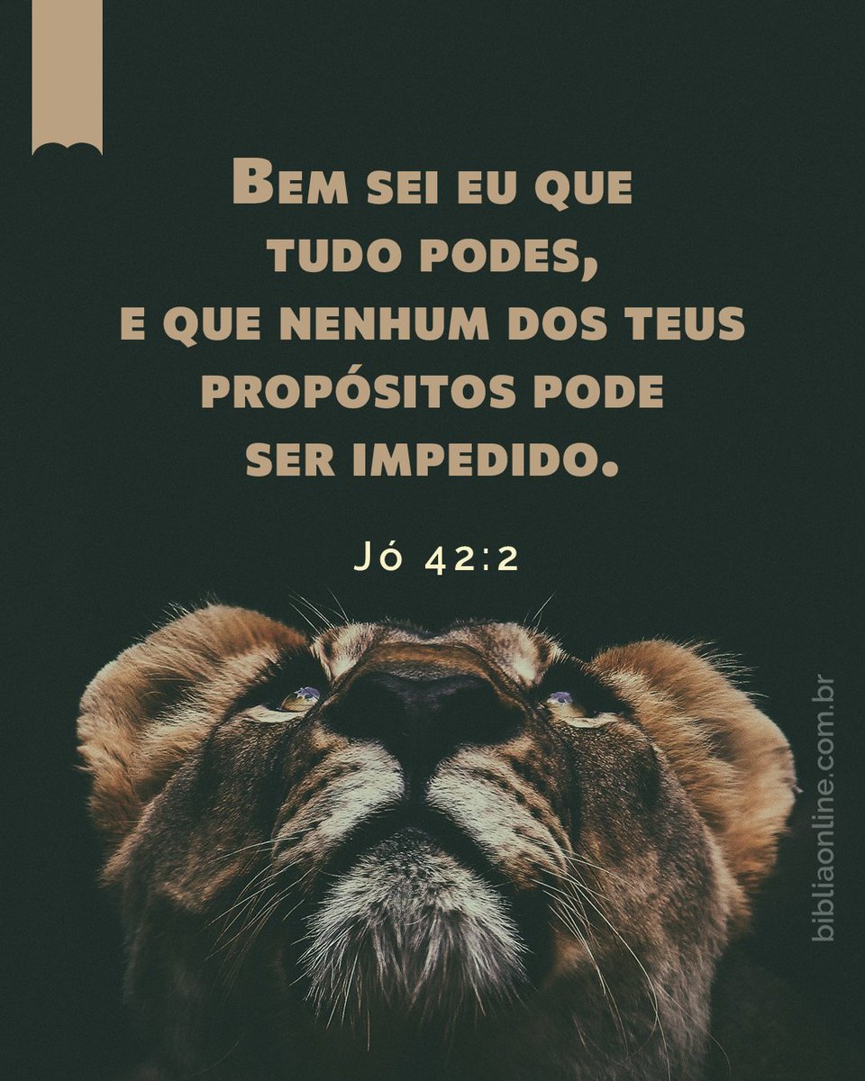 Jó 42:2 (Bem sei eu que tudo podes) - Bíblia