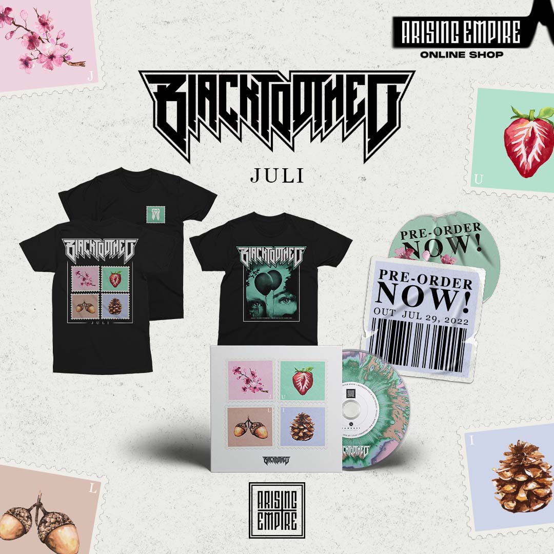 Blacktoothed (@blacktoothedde) on Twitter photo Pre Order our upcoming Album "Juli" out in July 29. Also order some nice merch! Lets go
impericon.com/de/blacktoothe…
arising-empire.com/artists/blackt…
#Band #Album #HardRock #posthardcore <a href="/impericon_de/">impericon_de</a> <a href="/Arising_Empire/">Arising Empire</a> <a href="/blacktoothed/">Blacktoothed</a> Pre Order our upcoming Album "Juli" out in July 29. Also order some nice merch! Lets go
impericon.com/de/blacktoothe…
arising-empire.com/artists/blackt…
#Band #Album #HardRock #posthardcore <a href="/impericon_de/">impericon_de</a> <a href="/Arising_Empire/">Arising Empire</a> <a href="/blacktoothed/">Blacktoothed</a>