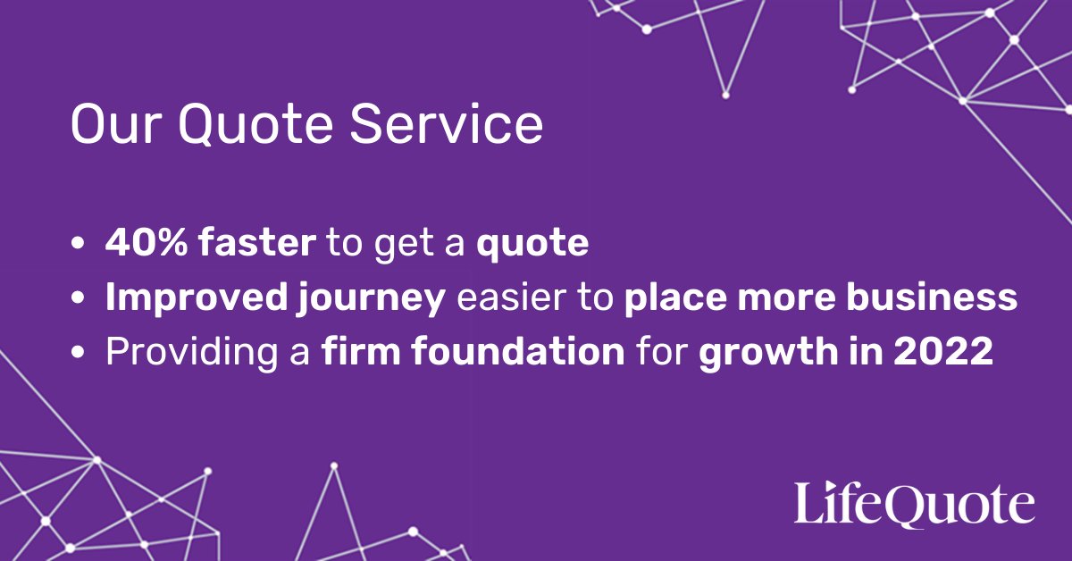 Excited to share our latest platform developments! We have migrated Income Protection and Multi-Benefit quotes over to the Quote Service. #protection #faster