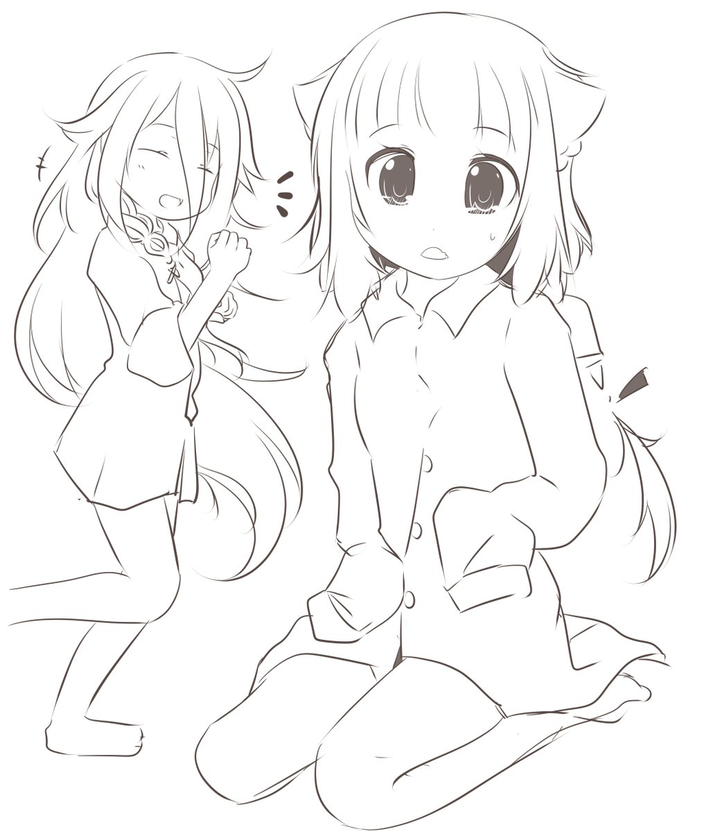 なんか描こうとした…Zzz… 
