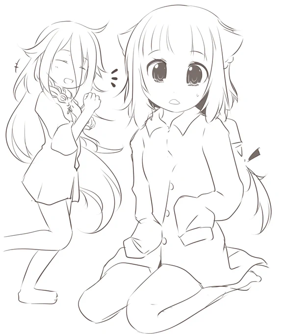 なんか描こうとした…Zzz… 