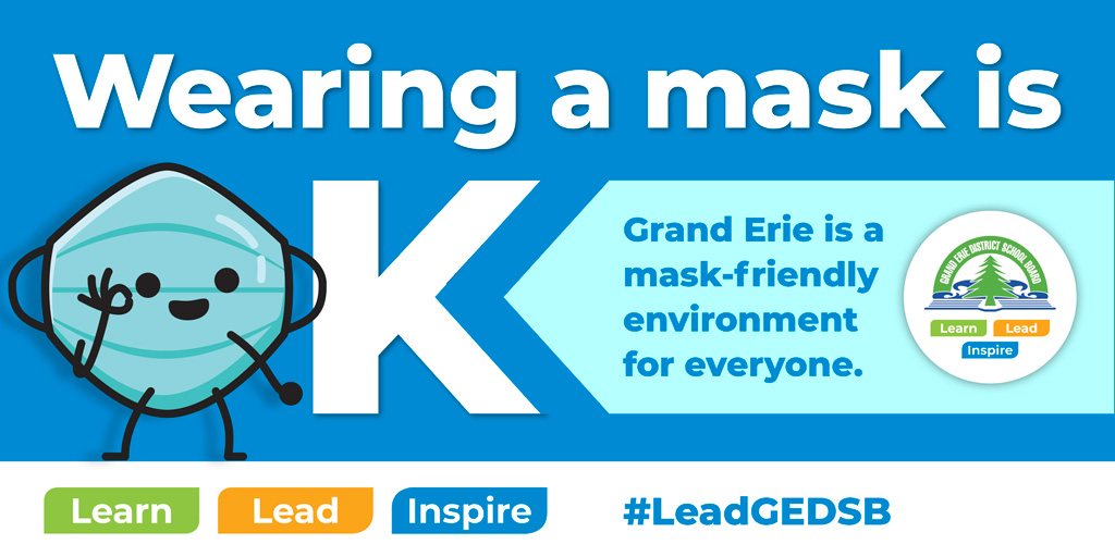 Grand Erie District School Board (@gedsb) on Twitter photo While masks are no longer required in schools, many are continuing to mask up as a protective measure. Whichever you choose, kindness and respect are always the right choice. #LeadGEDSB While masks are no longer required in schools, many are continuing to mask up as a protective measure. Whichever you choose, kindness and respect are always the right choice. #LeadGEDSB
