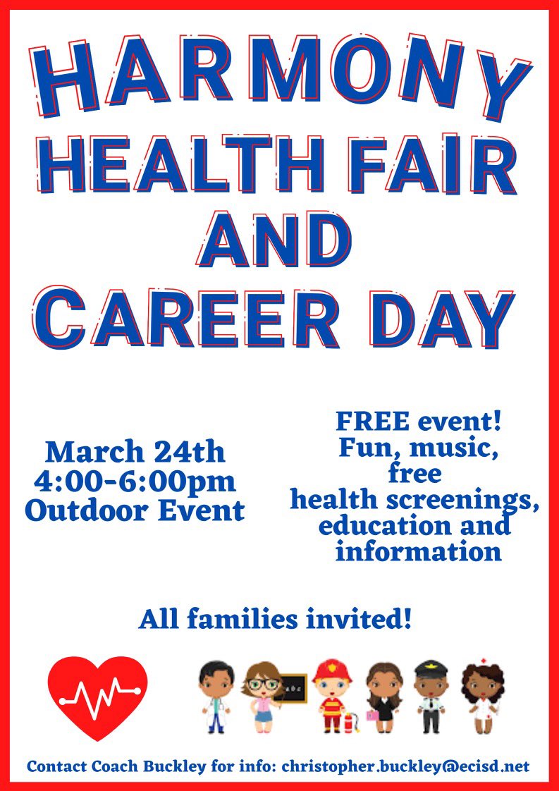 CoachBuck210's tweet photo. Thursday Thursday Thursday!!!!!

100% FREE for everyone! 

Raffle prizes, vendors, music, resources, and more! 

Mark your calendar!  Come on out!

#inspireharmony #health https://t.co/SyGnOj1h6q