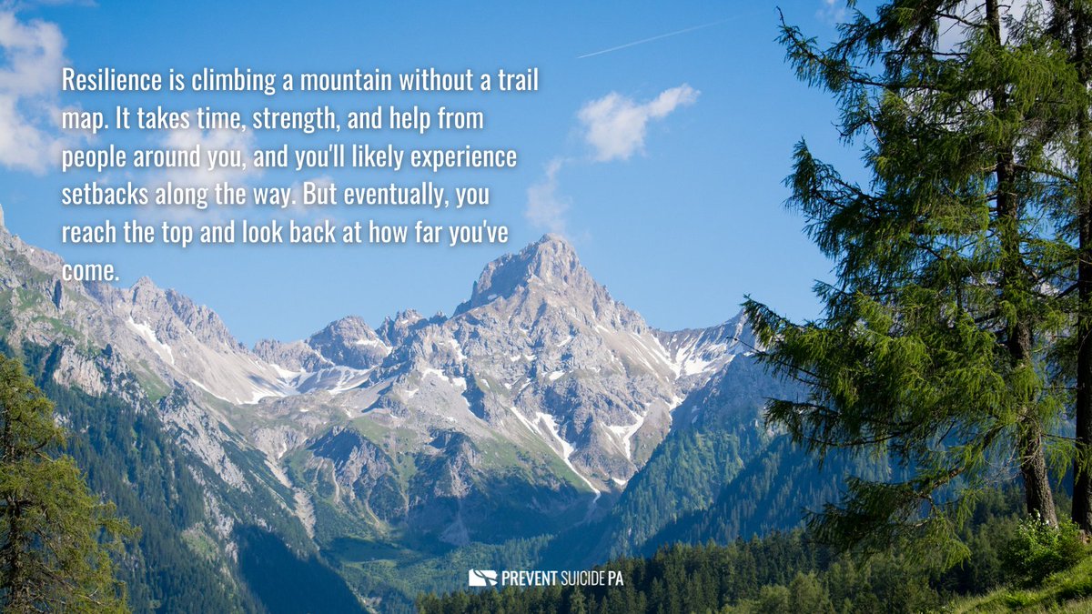 Resilience is not a trait that people either have or do not have. It involves behaviors, thoughts,  and actions that can be learned and developed in anyone.
-
-
-
#suicideprevention #health #youarenotalone #bipolar #mentalhealthsupport #support #healing #mentalhealthadvocate