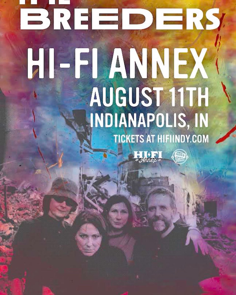 (2) 8/11 @ HI-FI Annex, Indianapolis, IN Tickets: wl.seetickets.us/event/The-Bree… Pre-sale 3/24 10am - 10pm local time (code: MOKB) On sale 3/25 10am ET