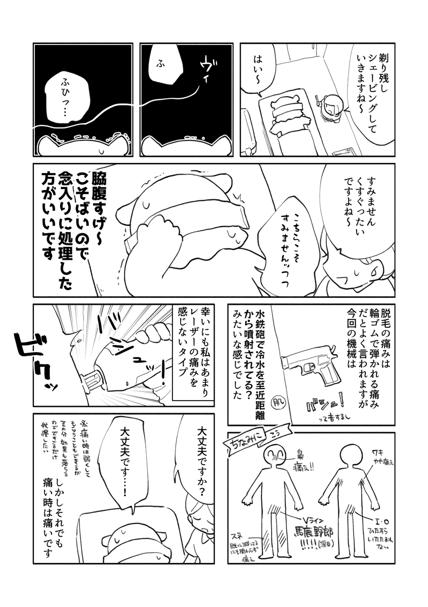 初めて全身脱毛(医療)に行ったレポです 