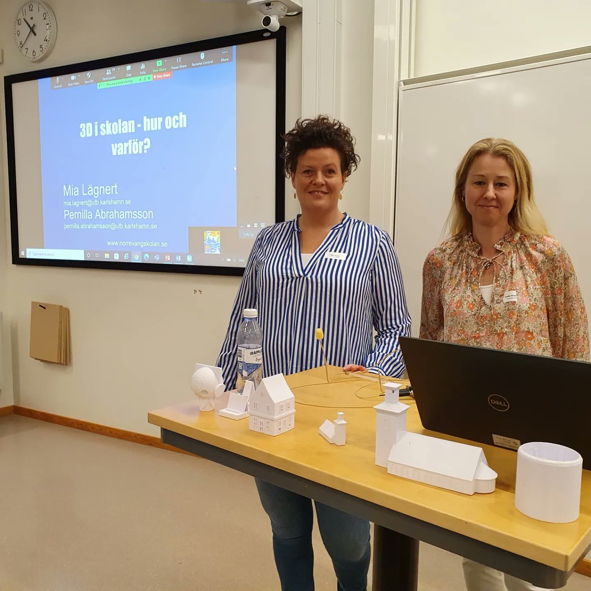 assessmake21's tweet photo. On the 16th of March @KAU  organised the hybrid multiplier event titled "Digital tools in teaching technology in school – with inspiration from the #maker #movement". 
The event attracted the interest of 60 individuals!
Enjoy photos from the event! @EUErasmusPlus #makerspaces https://t.co/NsteIOjGFn
