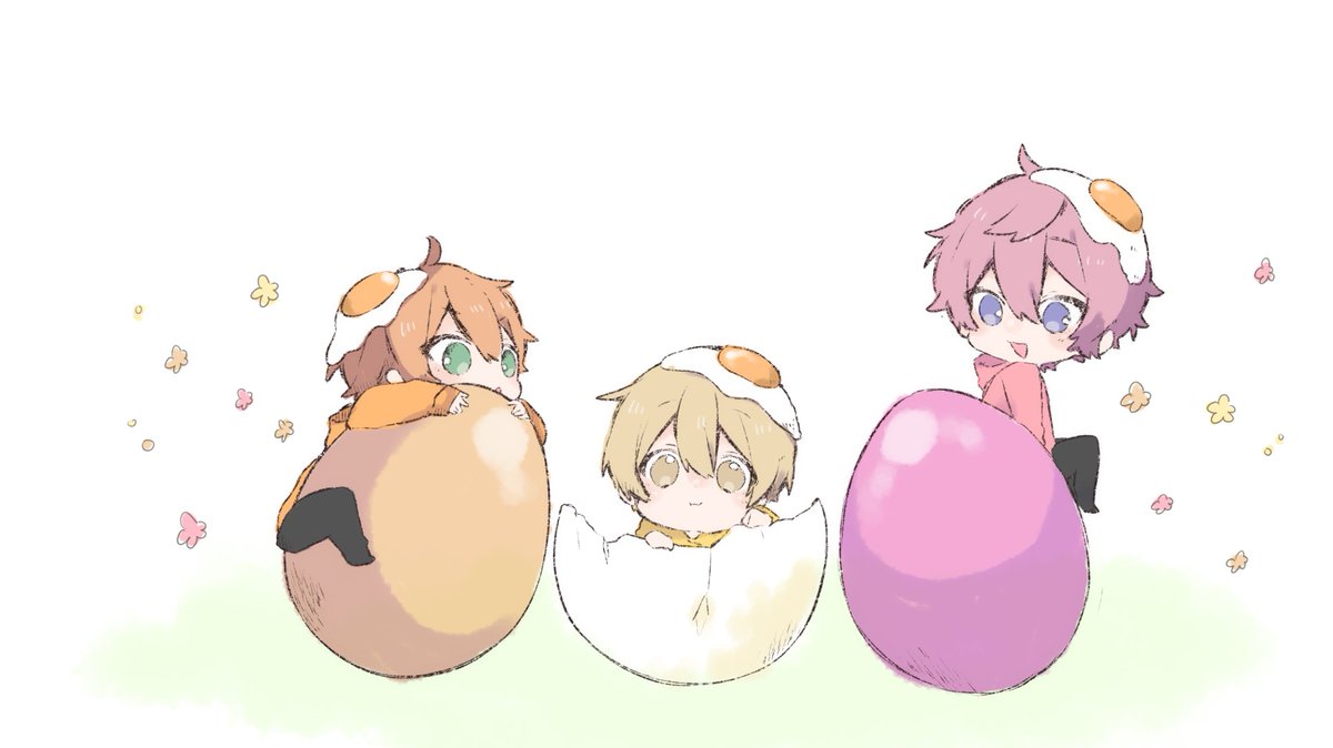 「おつえっぐです!🥚🧡💛💗 」|なるのイラスト