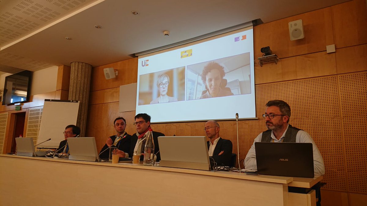 NetZeroCitiesEU's tweet photo. A lot of work ahead to support #cities! Work needs to take place at local level with tools &amp; services for #cities, regional to face common challenges, as well as European level. We're talking about long term work! @anthonyzach from @Demsoc at @NetZeroCitiesEu side event #PFUE2022 https://t.co/Ju6oaGnNwt