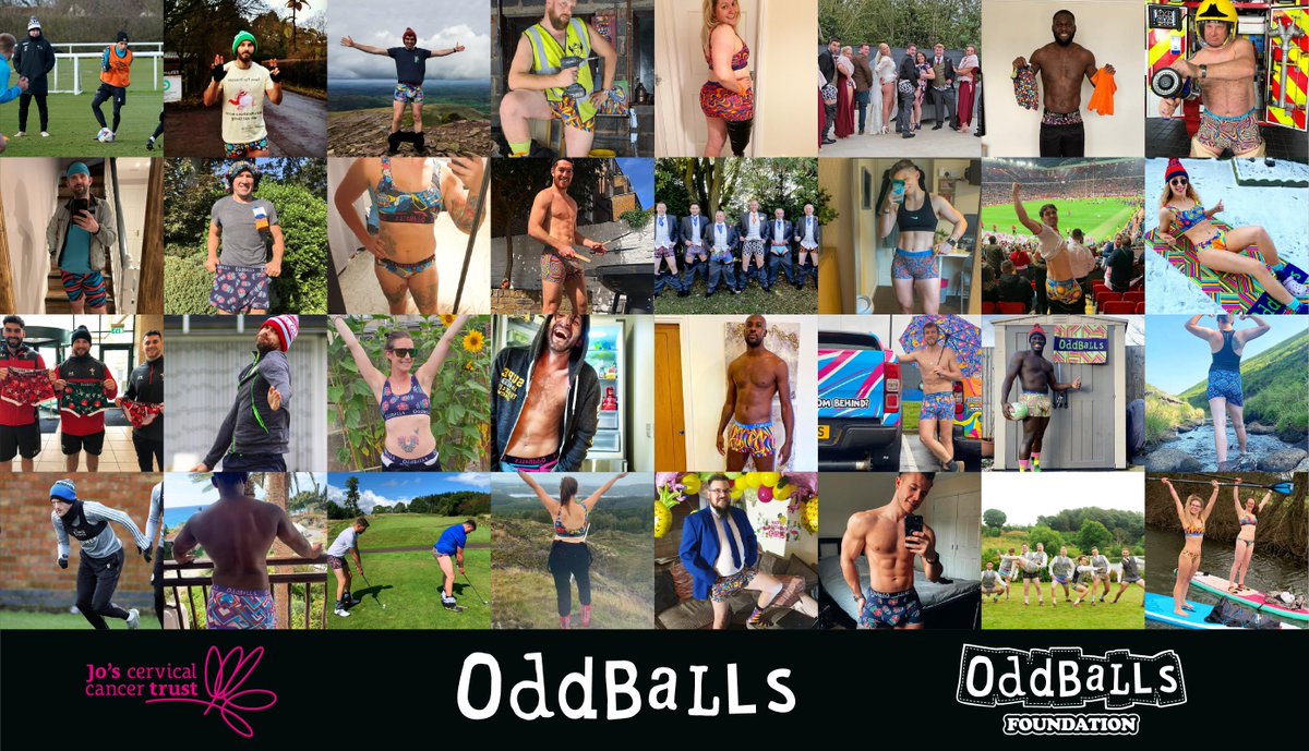 <a href="/Ashbond87/">Ash Bond</a> Thanks for following! Help us raise money and awareness for charities by RETWEETING  this to your followers! 🙌
 
Get your Pants Party started TODAY -  myoddballs.com 🥳
 
DM us if you fancy a cheeky discount too! 😉