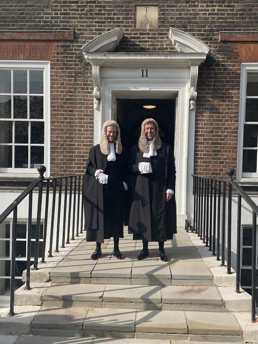 RadcliffeChmbrs's tweet photo. Happy Silks Day! Congratulations to Matthew Weaver and Mark Fell who were sworn in this morning at Westminster Hall📕

#SilksDay #QueensCounsel #NewSilks https://t.co/8o50d3nDsm