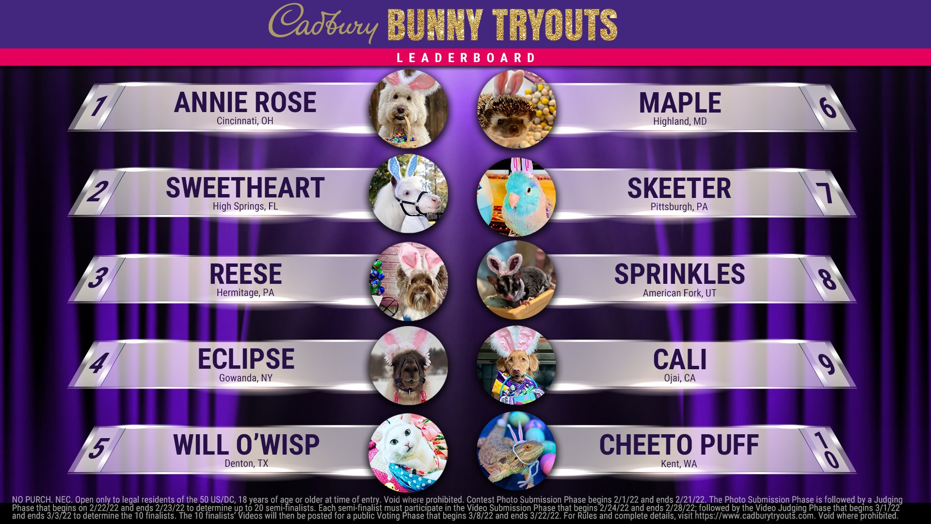 Cadbury USA on Twitter "The votes keep rolling in! We’re excited to