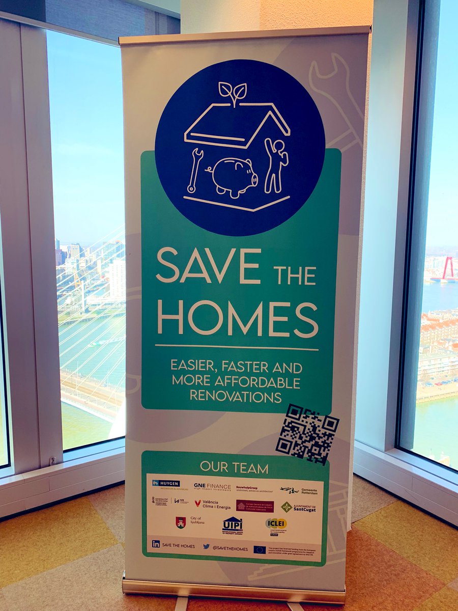 martaoliver74's tweet photo. @SavetheHomes technical workshop day 1 a #Rotterdam. Seguim dissenyant el citizen hub per la rehabilitació energètica d’habitatges. Projecte finançat per H2020 amb diferents socis com @Fundacion_IVE i @vlcclimaenergia  @ajsantcugat https://t.co/6Akn4ROs07