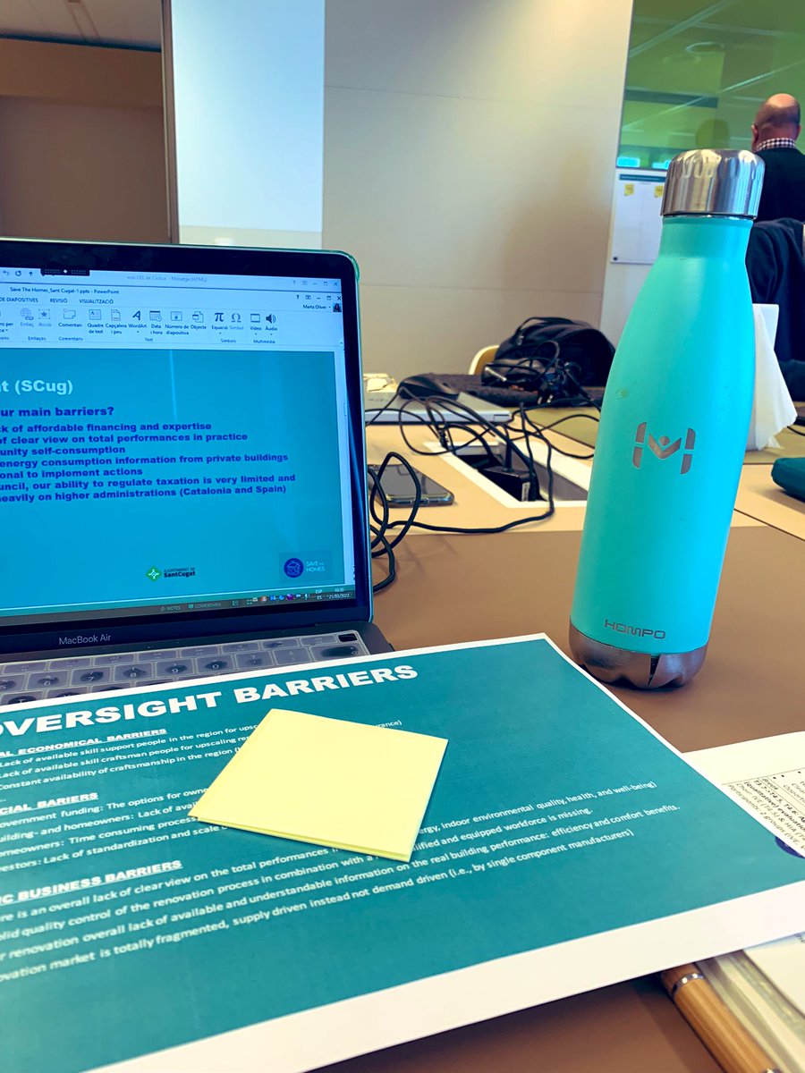 martaoliver74's tweet photo. @SavetheHomes technical workshop day 1 a #Rotterdam. Seguim dissenyant el citizen hub per la rehabilitació energètica d’habitatges. Projecte finançat per H2020 amb diferents socis com @Fundacion_IVE i @vlcclimaenergia  @ajsantcugat https://t.co/6Akn4ROs07