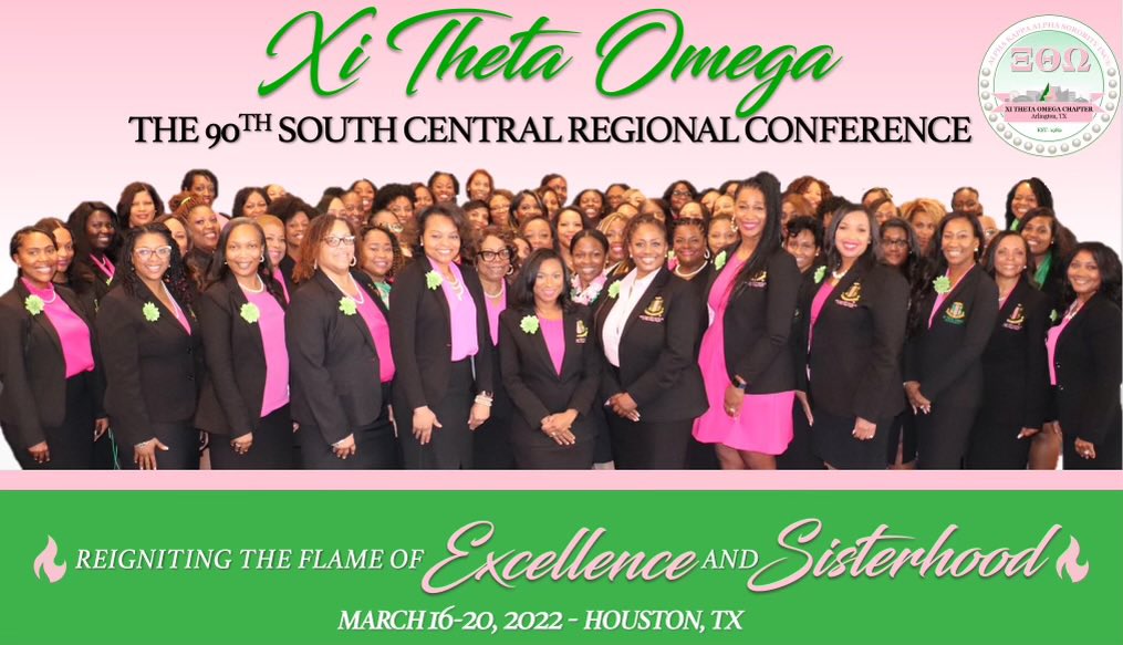 AKA_XTO1982's tweet photo. Alpha Kappa Alpha Sorority, Incorporatedยฎ๏ธ, Xi Theta Omega Chapter was WELL represented at the 90th South Central Regional Conference in Houston, TX. Over 100 chapter members attended the annual conference. #AKAPride ๐๐๐
#SCRC #aka1908 #AKAXTO #XTOatSCRC2022 https://t.co/gfhPqbPdFi