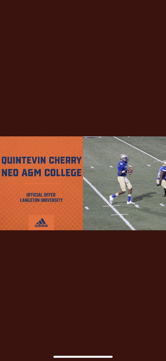 quintevin7's tweet photo. Blessed to receive and offer from The Langston University #LU 🙏🖤 https://t.co/eajQAYGEsx
