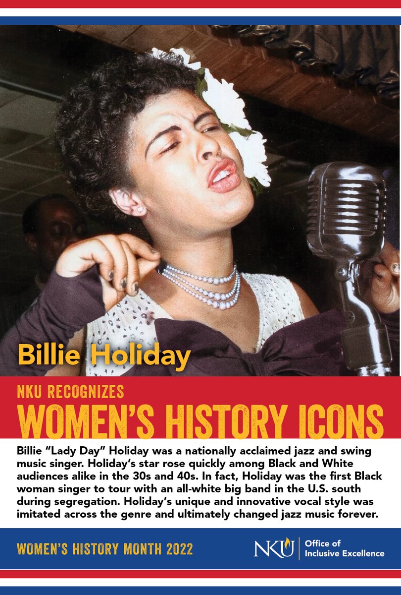 Happy Women’s History Month! During the month of March, the Office of Inclusive Excellence will be sharing the names and photos of Trailblazing Women Leaders who we celebrate for their contributions to women’s rights, civil rights and social justice. #WomensHistoryMonth