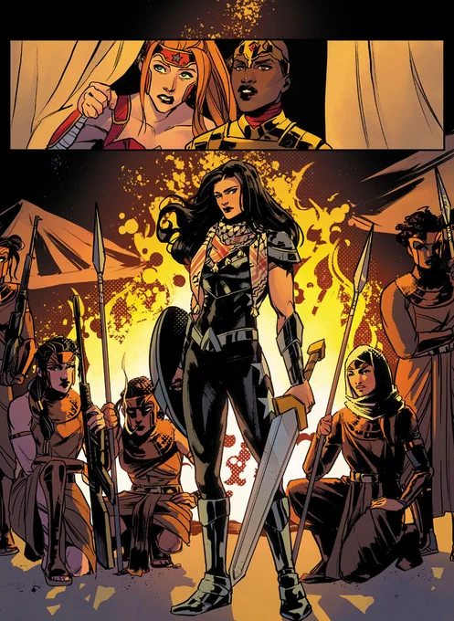 Donna Troy in last week's WW#785 🔥💪

Colors by the unparalleled @/TBonvillain 