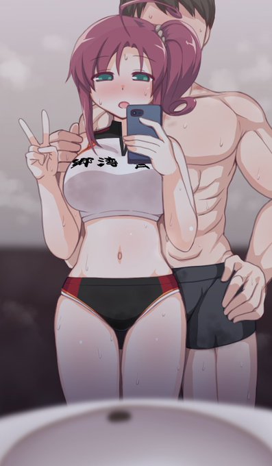 隊長さんと記念撮影② 