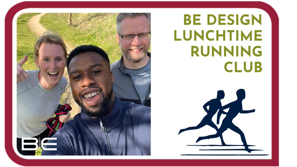 To make sure we are looking after our mental and physical wellbeing, we have a BE Design lunchtime running club. The club is being headed up by Tim, who was joined on a recent sunny run by Charlotte and Emmanuel.
#wellbeing #mentalwellbeing #physicalwellbeing #sustainability #ESG
