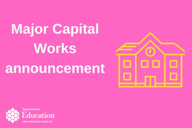 We have today received fabulous news that our school is to advance in planning under the DE Major Capital Works Programme. 
We want to thank our local representatives for their continued lobbying on our behalf.