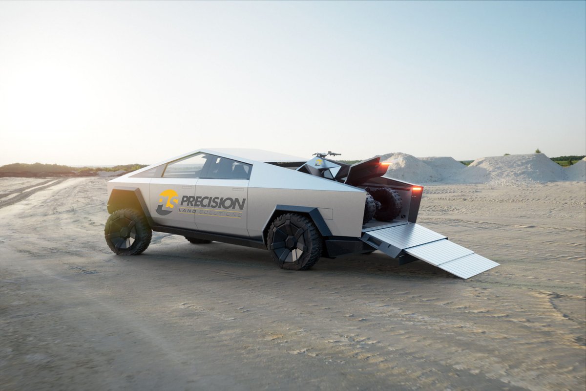 We are very excited to announce that we are going electric! With the high fuel prices, what better time to try something new. What do you think of our new survey rig? Pretty sweet ride. Keep your eyes out for the arrival of our Cybertruck and Cyberquad coming soon! ⚡️