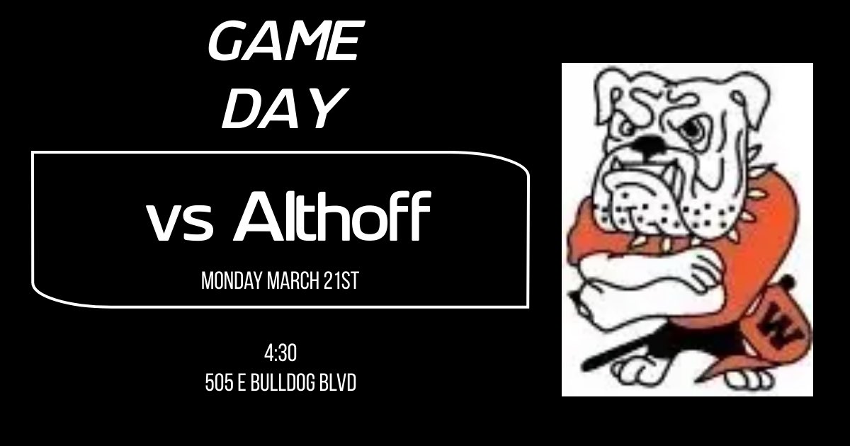 WHSBulldogBase1's tweet photo. Bulldogs open the season this afternoon at home vs @ACHS__Baseball. First pitch 4:30 https://t.co/3o02CyYGl8
