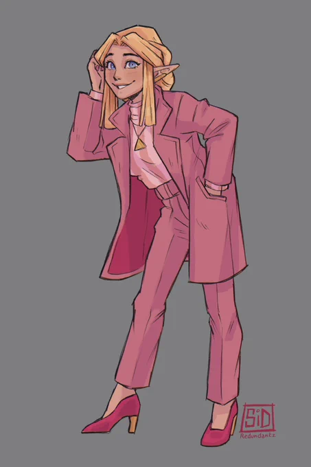 Modern business outfit Zelda 💅
[ancient loz au] 