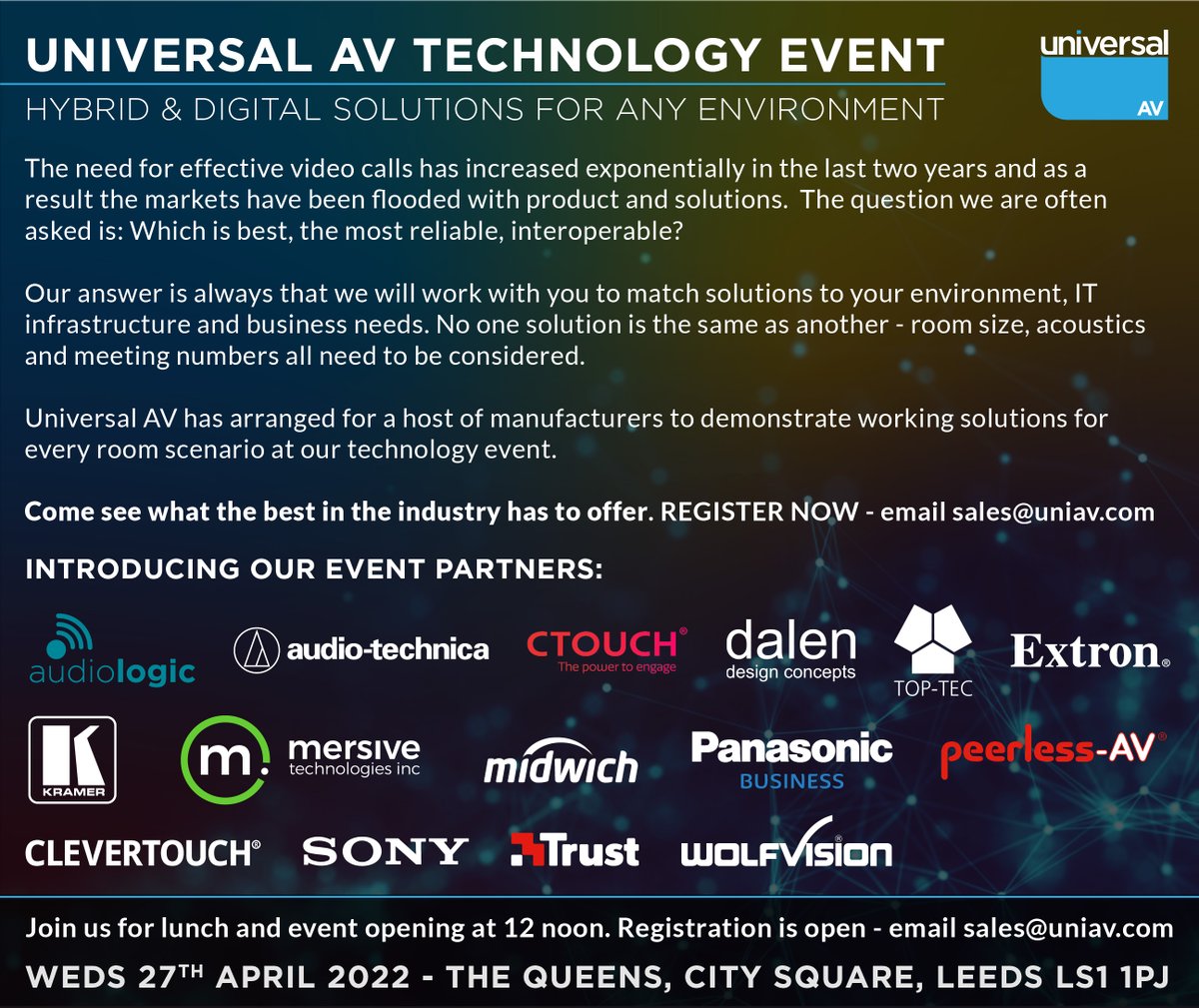 Have you registered yet? A day not to be missed.