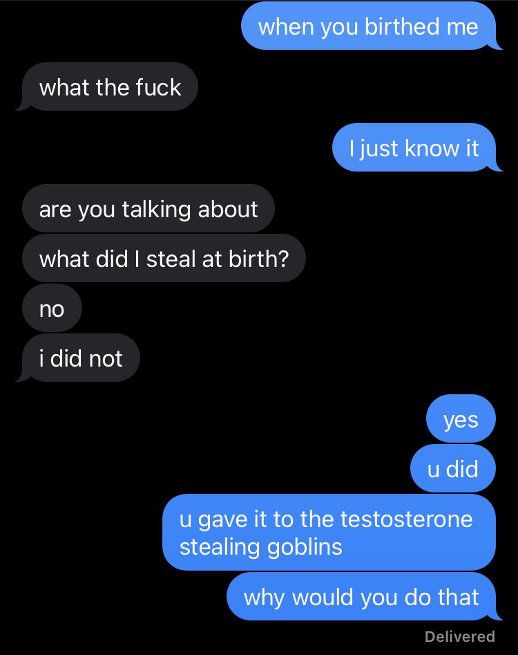 LifeIsSean's tweet image. Talking about wanting testosterone normally: 🙅😤❌
Talking about wanting testosterone like this: 😎👍 (yes this is real lmao)