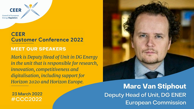 CEERenergy's tweet photo. Meet Marc Van Stiphout, #DGENER, Deputy Head of Unit B5 - #Research, #Innovation, #Competitiveness and #Digitalisation.
Experts from across Europe will participate in the #CCC2022. https://t.co/3lJ7vMfj05
Join us on 23 March 14:00-17:00 CET!
#EnergyTransition #EUGreenDeal https://t.co/2jIYTGuMJC
