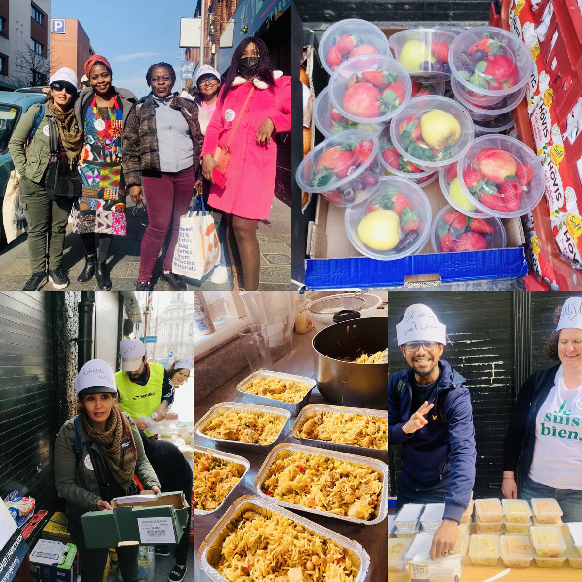 PPR_Org's tweet photo. Today is the international day for the Elimination of Racial Discrimination. In solidarity with asylum seekers living in hotels, activists from #TakeBackTheCity &amp; #LiftTheBan prepared culturally appropriate lunch and fresh fruits. Join the kind economy: https://t.co/J6Bc2D56Ui https://t.co/FGqN1owNID