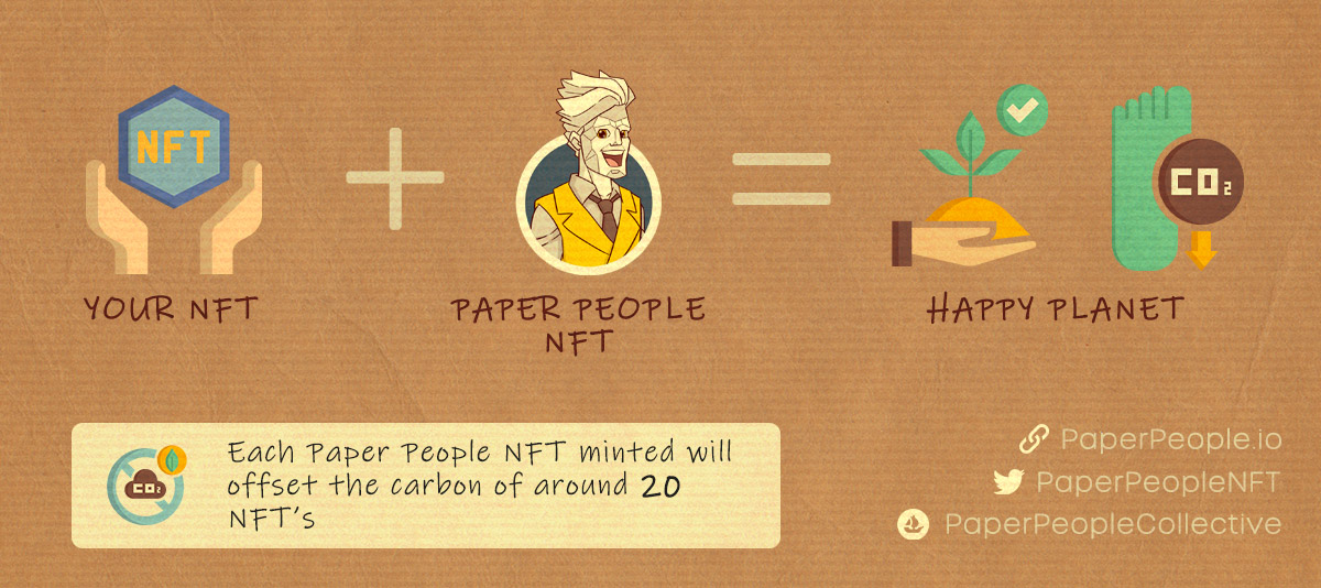 Happy Monday!!

Have you looked into paperpeople.io recently??

The cause is strong and the roadmap is fully achievable. 

#Mintingnow for .02 Eth

#NFTs #NFTshill <a href="/onetreeplanted/">One Tree Planted</a>  <a href="/withaerial/">Aerial</a>