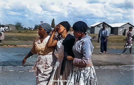 SkinnyRetard's tweet photo. Decided to colorize these pictures of the #SharpvilleMassacre maybe people will know how recent apartheid is and the scars of the regime are still wide open. Black &amp; White kinda make it ancient hence black people are slowly forgetting where we coming from.
#SharpvilleDay https://t.co/RHQTWOqcVs