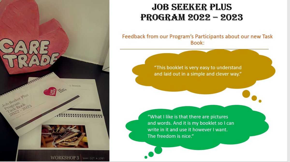CareTradeUK's tweet photo. First session for our news #jobseekersplus programme for #autistic over 25s in #London and first time using our new task booklet. For more information visit https://t.co/xr3LP66w2q #NeurodiversityCelebrationWeek https://t.co/bWnqAwmCRm
