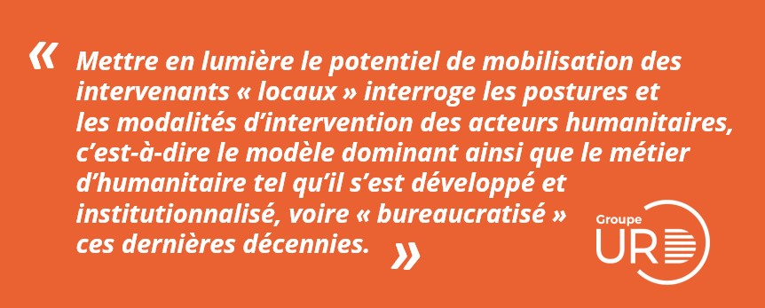 À l’heure du #europeanhumanitarianforum, les engagements du #GrandBargain peinent à se concrétiser. Quelles articulations possibles entre acteurs de la solidarité ? Voir quelques messages clés de <a href="/Leon_Groupe_URD/">Valérie Léon</a> sur la #localisation. 

ow.ly/Pj5o50IonHl
