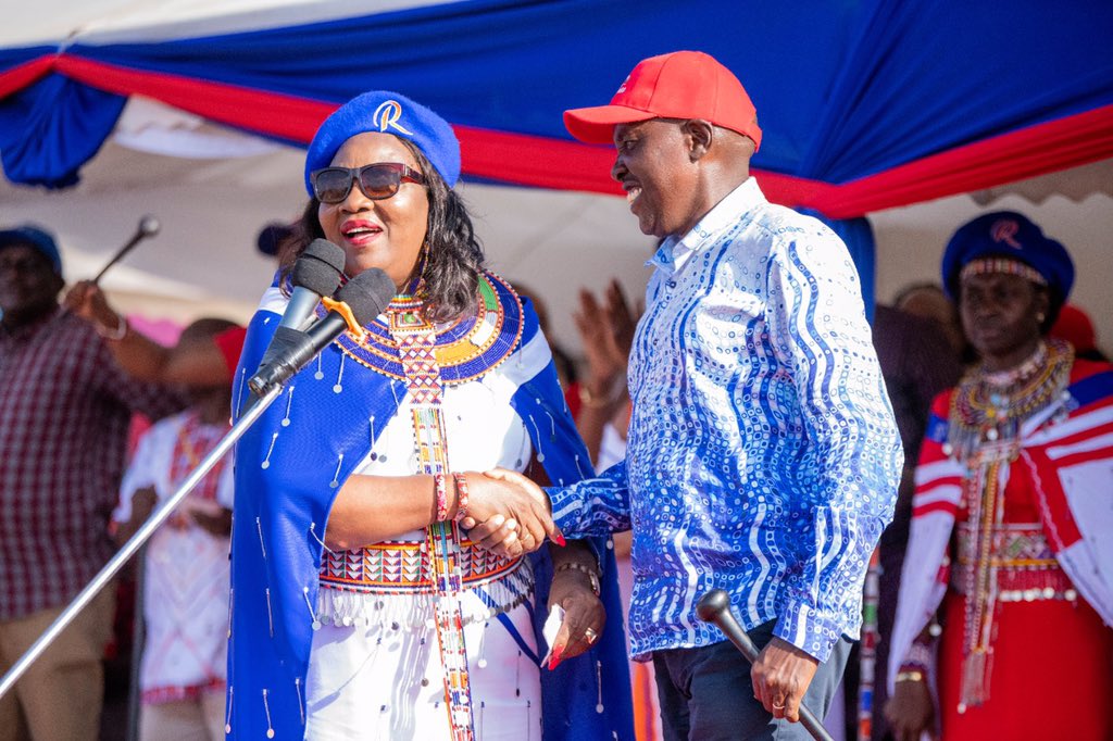 2022Sibanduki's tweet photo. Mama @IdaOdinga at the Azimio Women Movement rally in Kajiado. #Inawezekana #BabaPodPek #BabaThe5th #Sibanduki https://t.co/ceLs6z4yhi