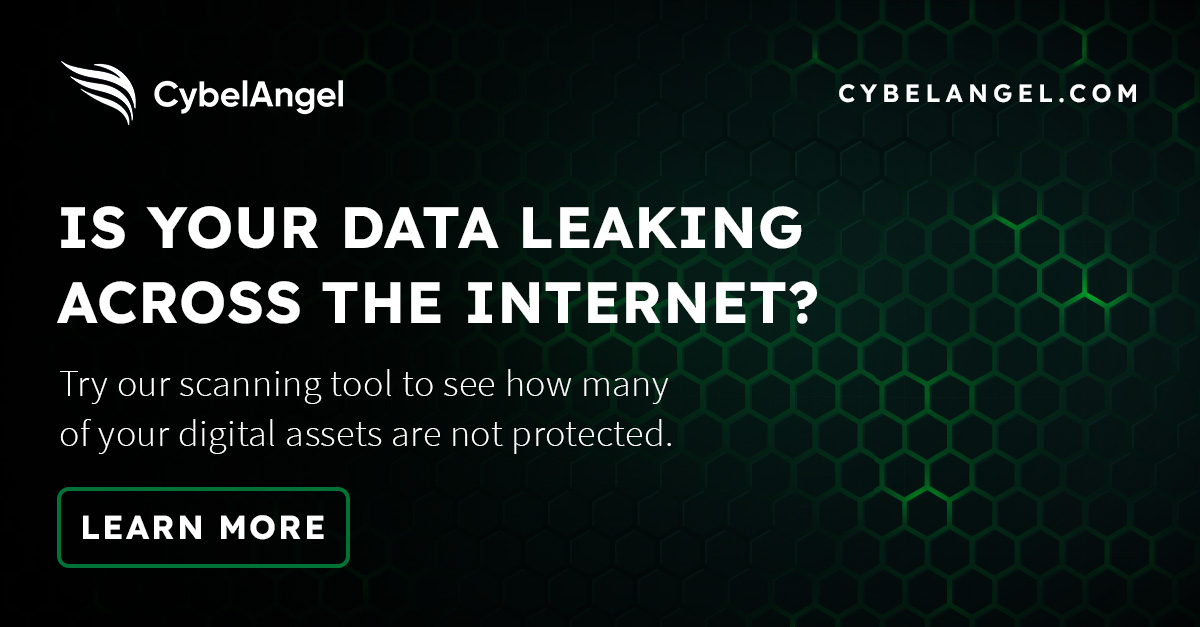 CybelAngel's tweet photo. Is your data leaking across the internet? Try our quick scanning tool to see if your data is leaking: https://t.co/g8iw4Z4u4o. #CISO #GISECGlobal #datacenter #test #breachprevention #cloud #AWS #GCP #Azure #testing #dataleaks #misconfig https://t.co/2UpLcgVQaK
