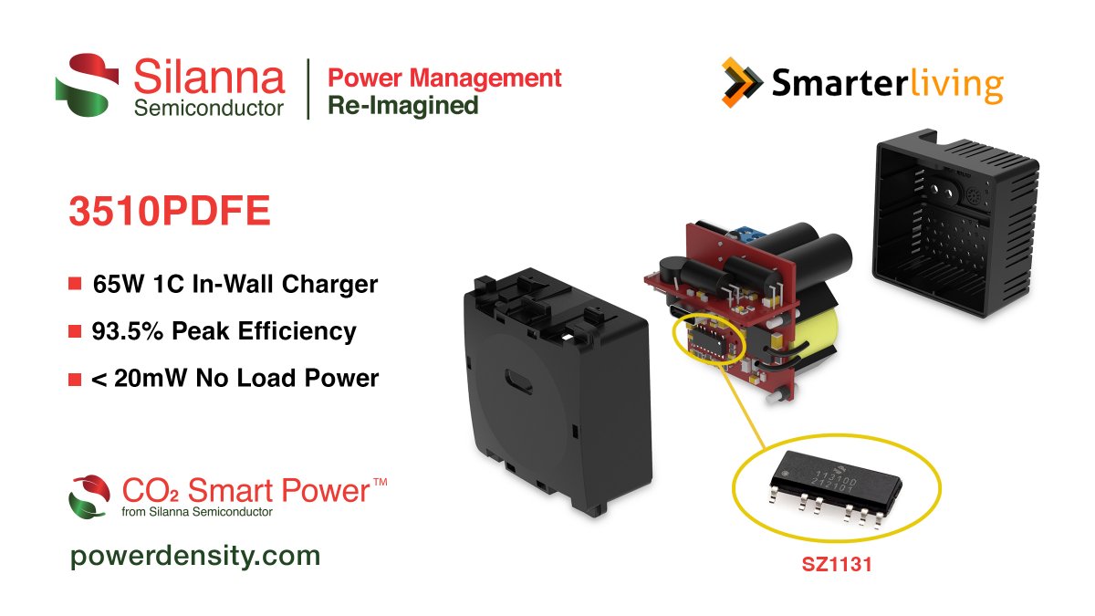 Silanna Semiconductor and Smarte... powersystemsdesign.com/articles/silan…
            <a href="/smarterlivingNL/">Smarter Living / 2USB</a> #SilannaSemiconductor #usbcharger #powerelectronics