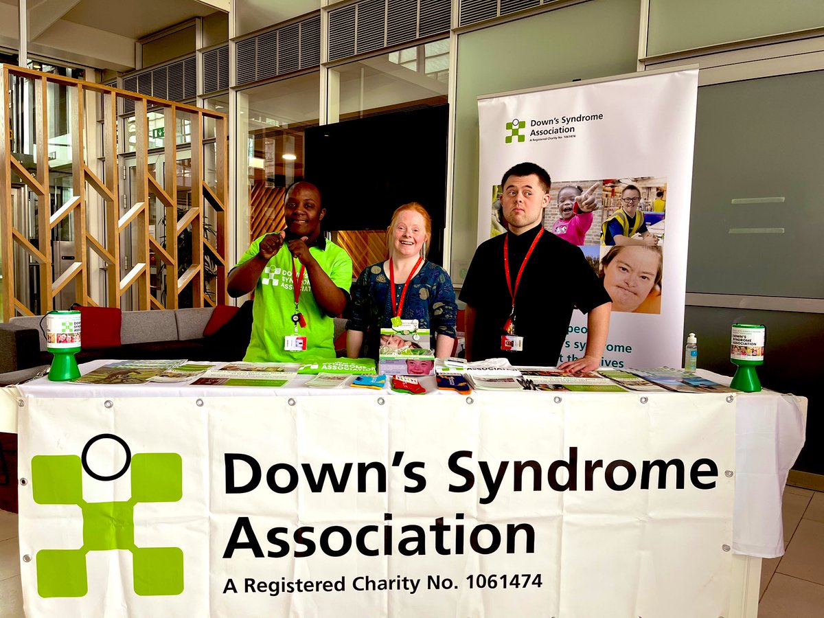 DSAFundraisers's tweet photo. This #WorldDownSyndromeDay has been amazing! We got to see the lovely team at @CGI_UKNEWS and our @DSWorkFit recruits Rebecca, Daniel and Billie 💚

Everyone rocked their #LotsOfSocks and we received a wonderful donation too - Thank you!

What a way to start off #AwarenessWeek 🙌🏻 https://t.co/Cf6TyHIq0D
